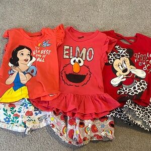 Disney Kids Set - Red and Multicolor